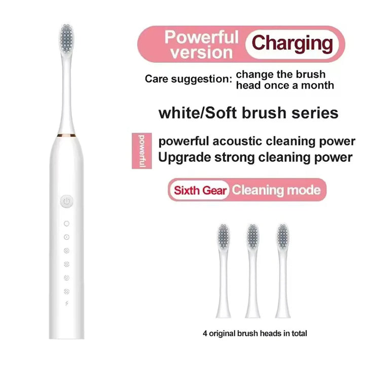 Rechargeable Electric Toothbrush, 6 Modes