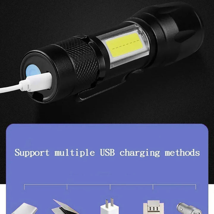 Rechargeable LED Tactical Flashlight