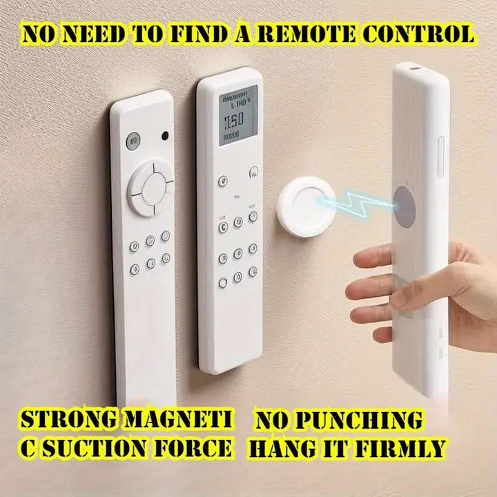 No-drill magnetic remote control wall mount, 3-pack