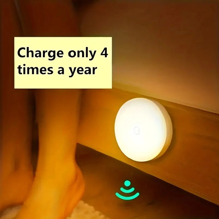 Wireless motion sensor LED night light