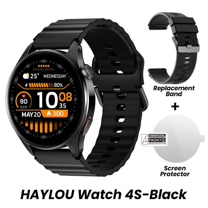 HAYLOU Watch 4S GPS Smartwatch with AMOLED Display