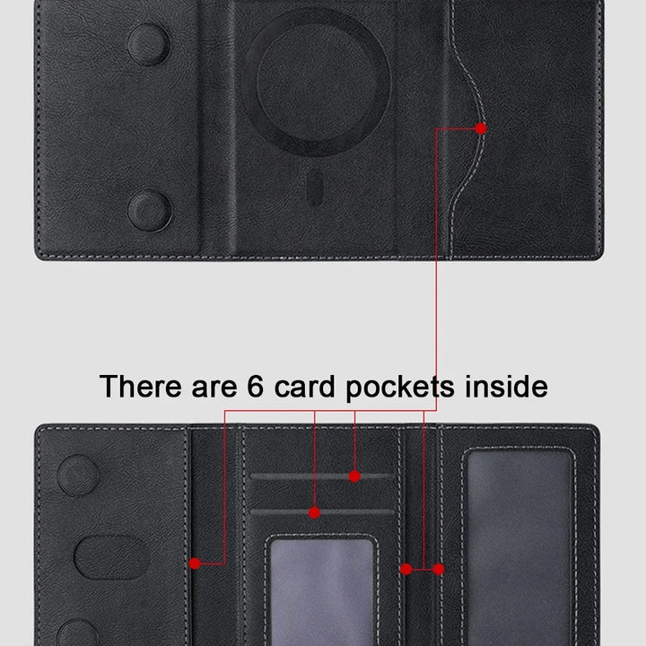 MagSafe Leather Wallet Case for iPhone