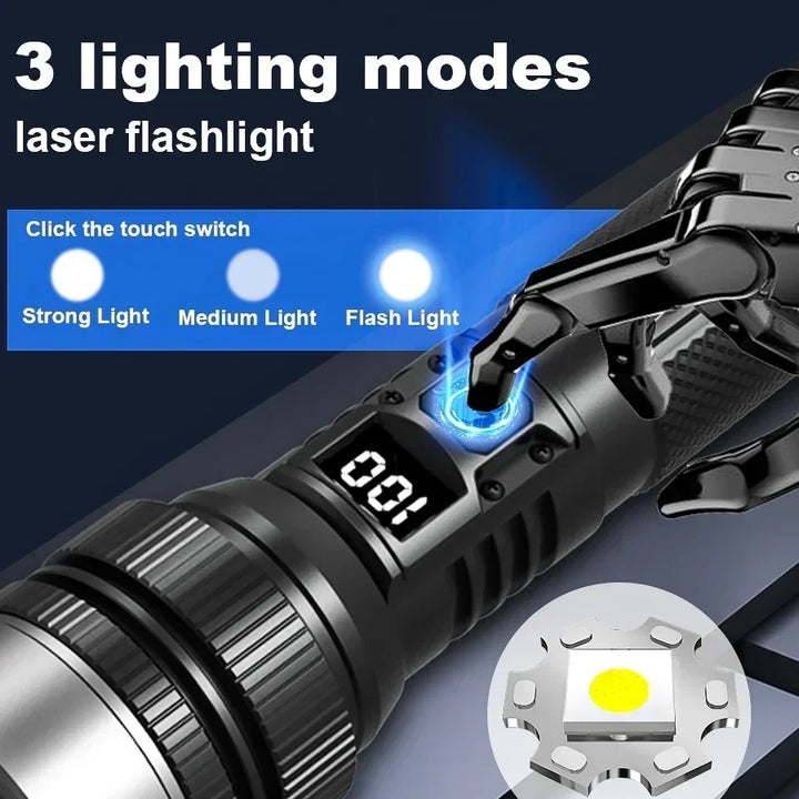 Rechargeable LED Tactical Flashlight