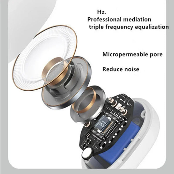 Bone conduction clip-on wireless Bluetooth earphone
