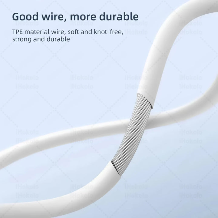 USB-C wired earbuds with microphone
