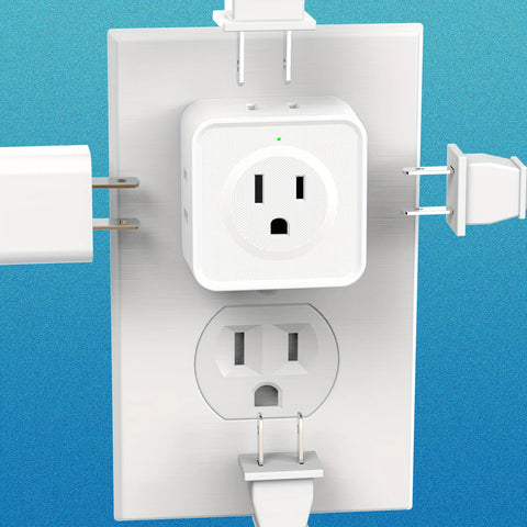 5-outlet wall extender, UL certified power splitter