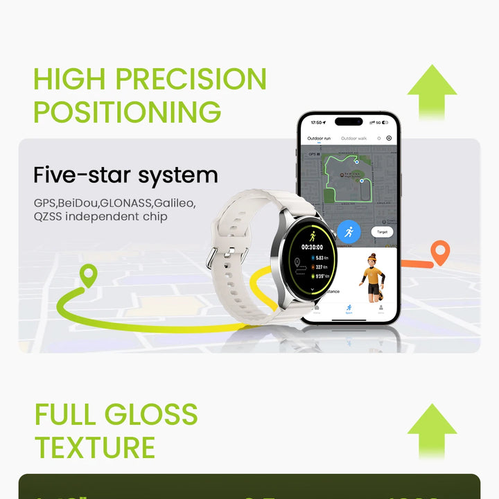 HAYLOU Watch 4S GPS smartwatch with AMOLED display