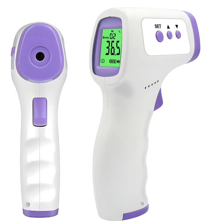 Digital forehead thermometer and fingertip pulse oximeter