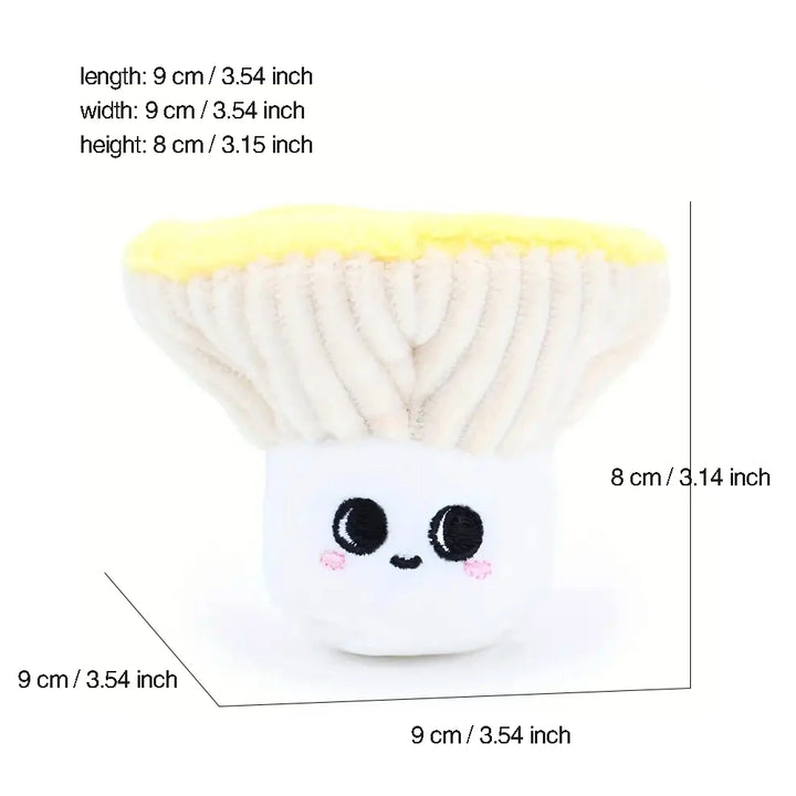 Stuffed Fruit & Vegetable Plush Toy – eggplant style (view 2)