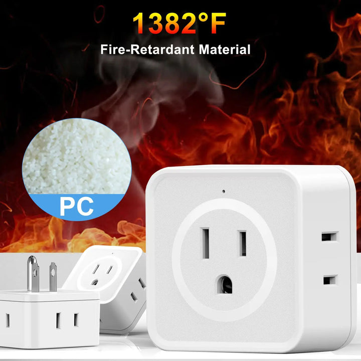 5-outlet wall extender, UL certified power splitter