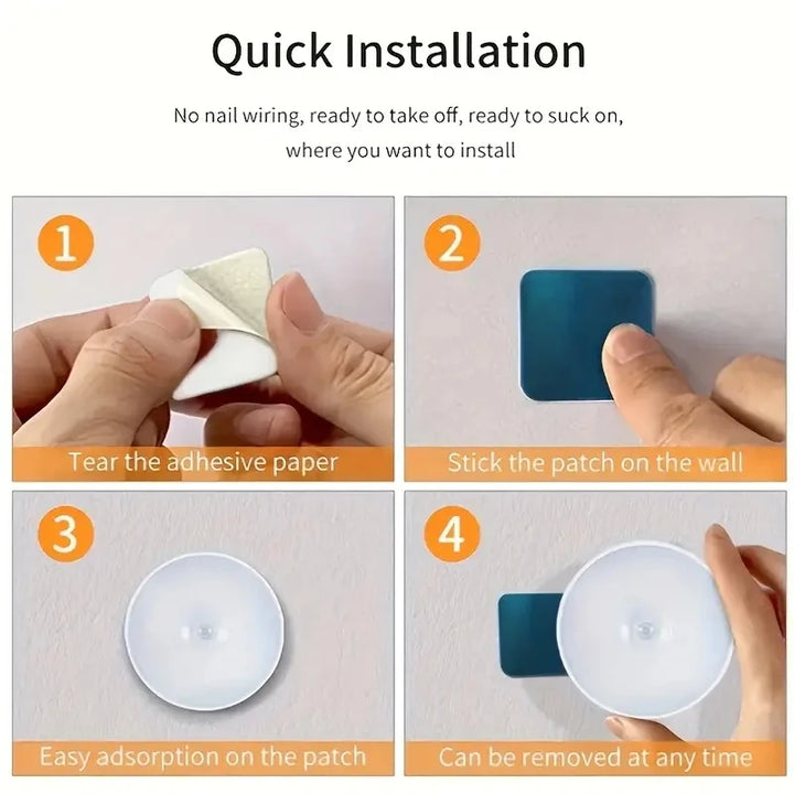 Wireless motion sensor LED night light