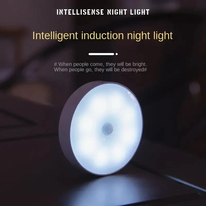 Wireless motion sensor LED night light