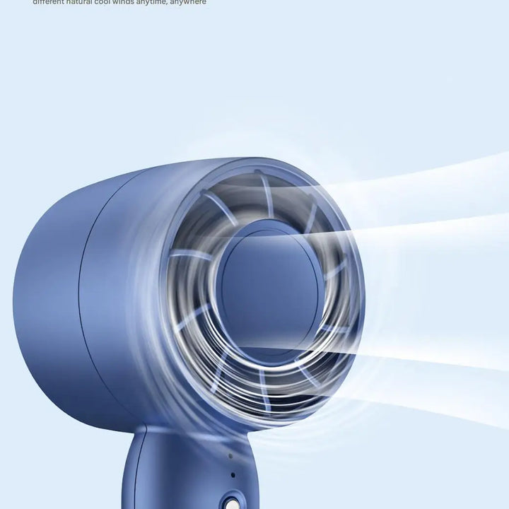 Mini handheld turbo fan, USB rechargeable portable fan