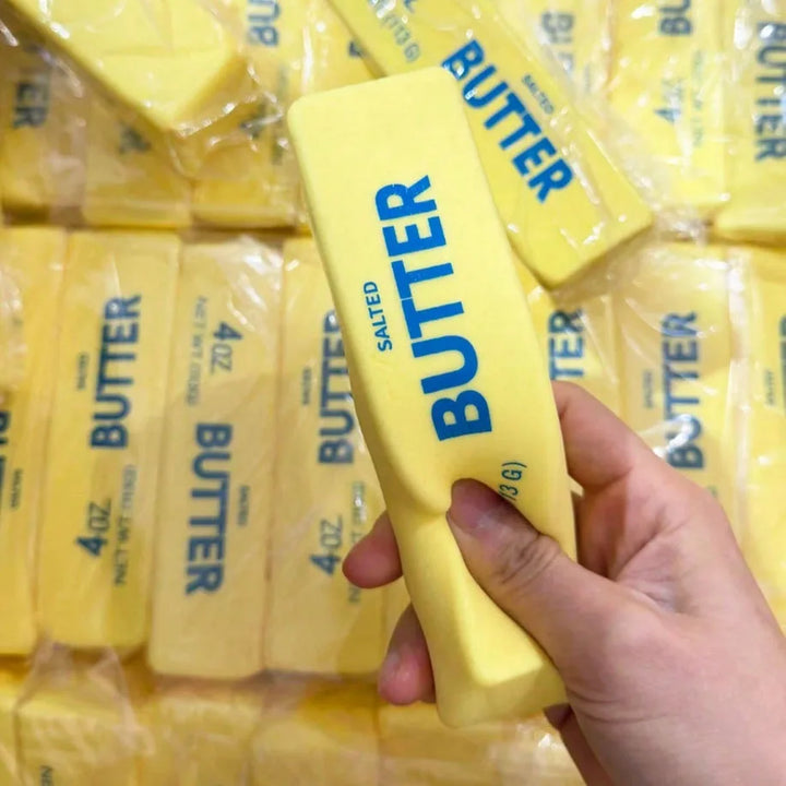 Butter Stick Squishy Toy – in hand for scale