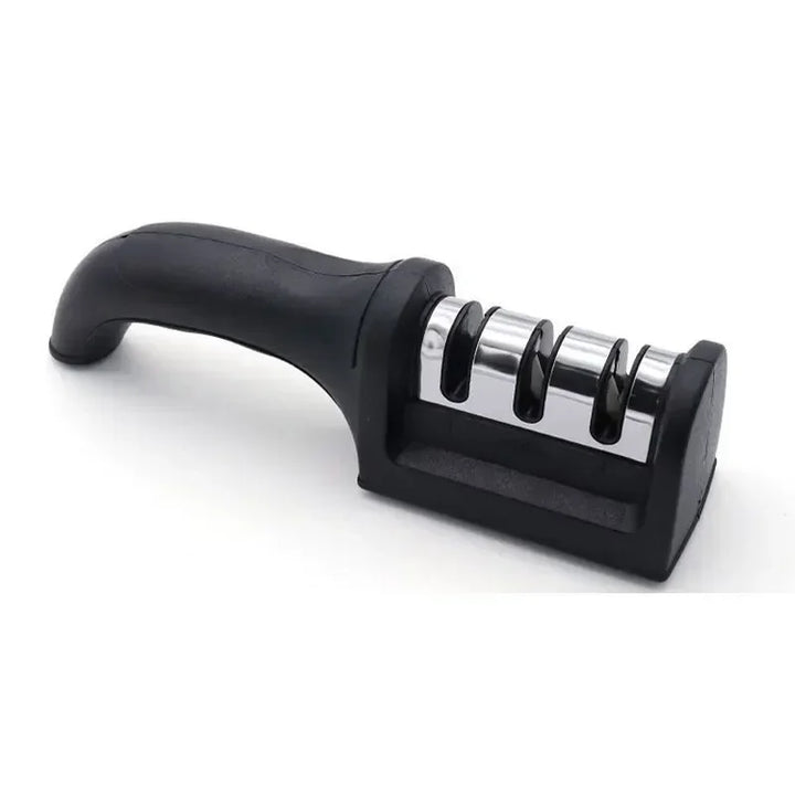 3-in-1 Kitchen Knife Sharpener with Ceramic Stone