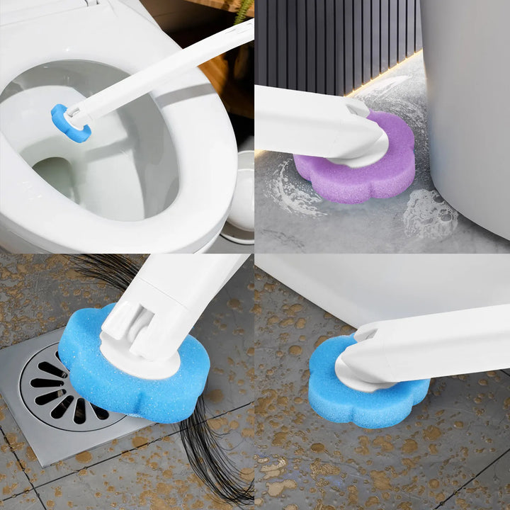 Disposable Toilet Brush Head Refills – complete brush set (view 3)