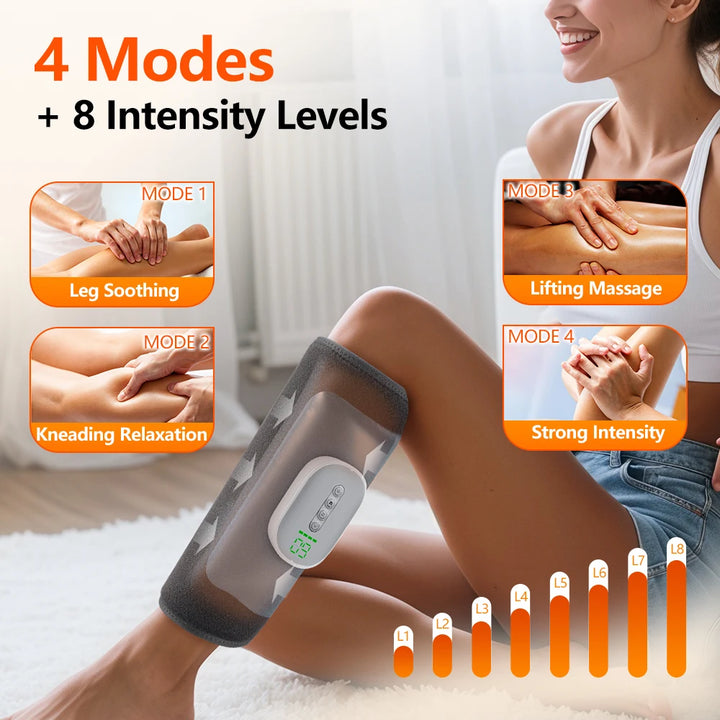 Wireless Air Compression Calf Massager with Heat