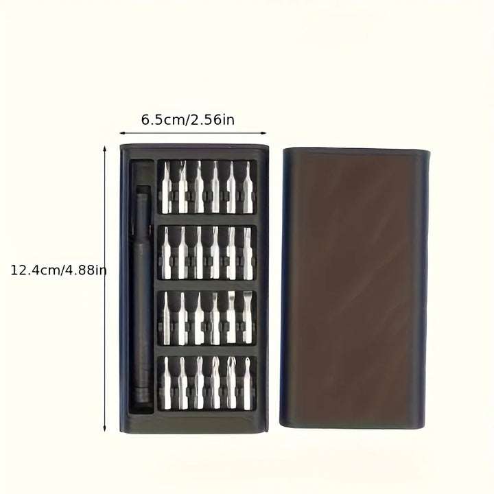 25-in-1 precision screwdriver set for electronics repair