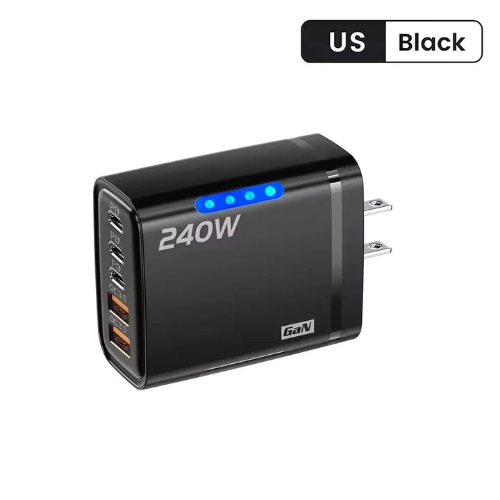 120W GaN 5-port fast wall charger