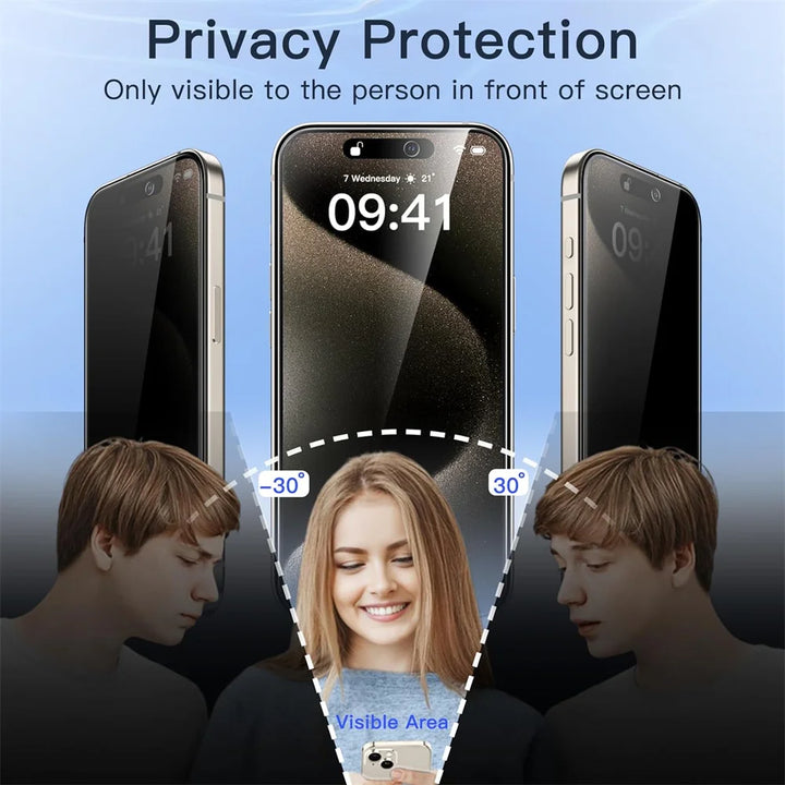 Privacy Screen Protector For iPhone 18 17 Pro Max Anti-Spy Glass For iPhone 16 15 14 13 12 11 Pro Max Privacy Film iPhone 17 Pro