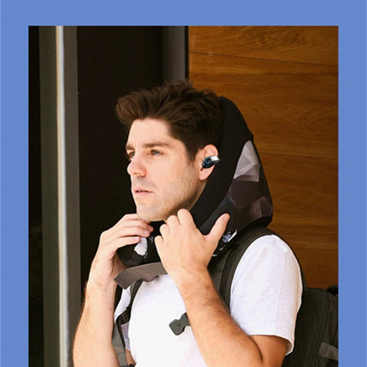 Bone conduction clip-on wireless Bluetooth earphone