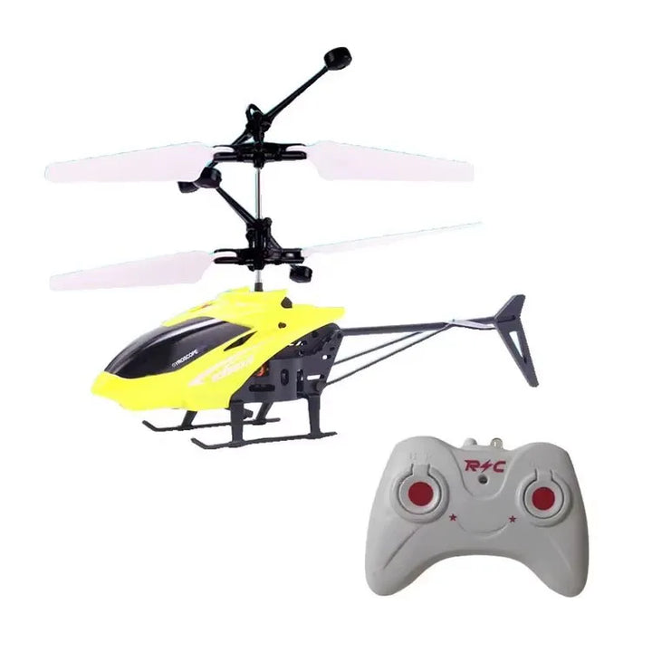 Mini RC helicopter for beginners, rechargeable remote control toy