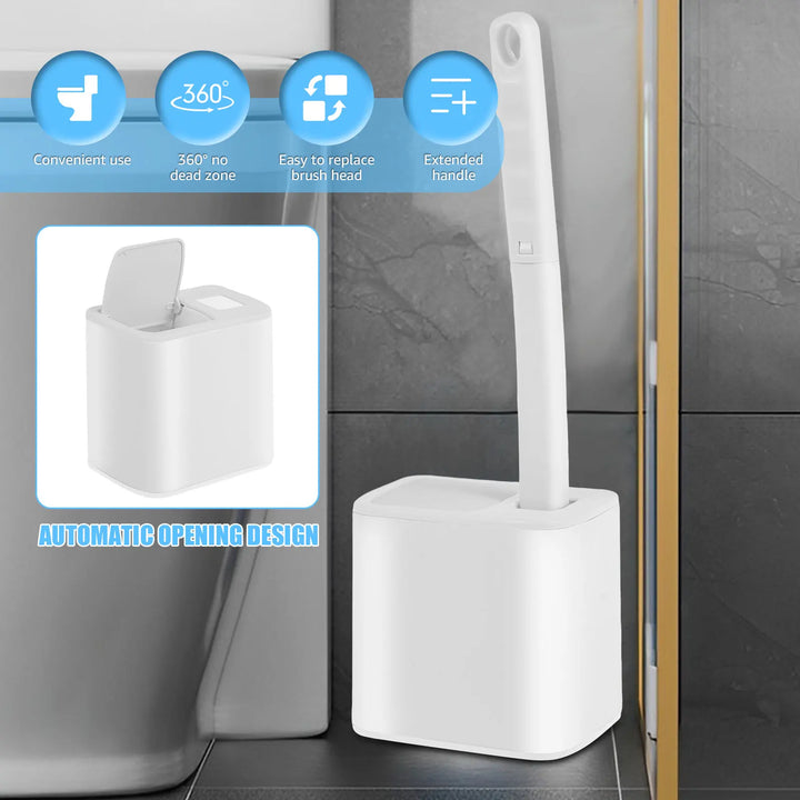 Disposable Toilet Brush Head Refills – complete brush set (view 2)