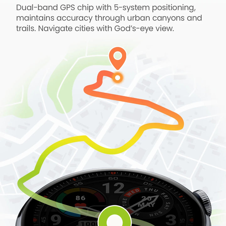 HAYLOU Watch 4S GPS smartwatch with AMOLED display