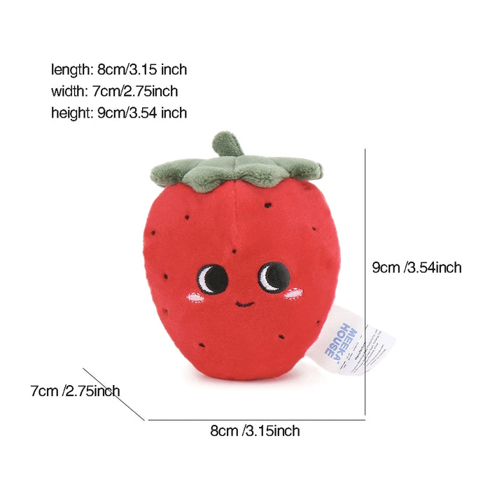 Stuffed Fruit & Vegetable Plush Toy – soft plush texture close-up (view 3)