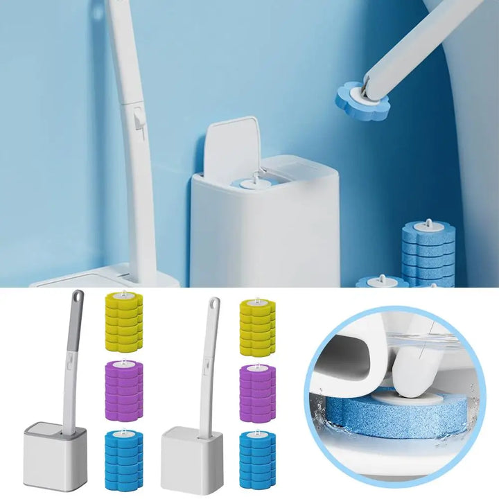 Disposable Toilet Brush Head Refills – in-use demonstration