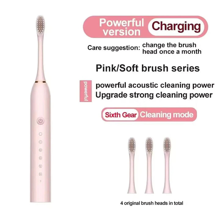 Rechargeable Electric Toothbrush, 6 Modes