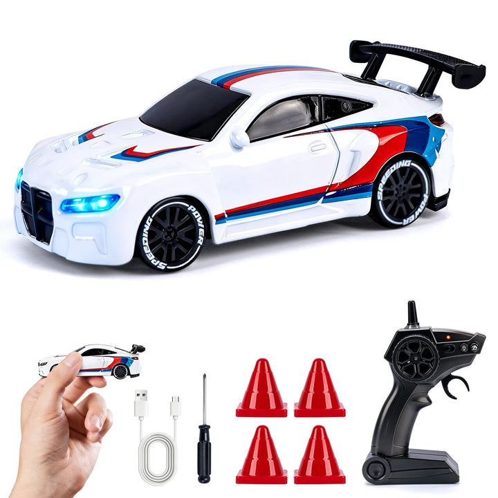 1/64 Scale High-Speed Drift RC Car – remote control view (view 3)