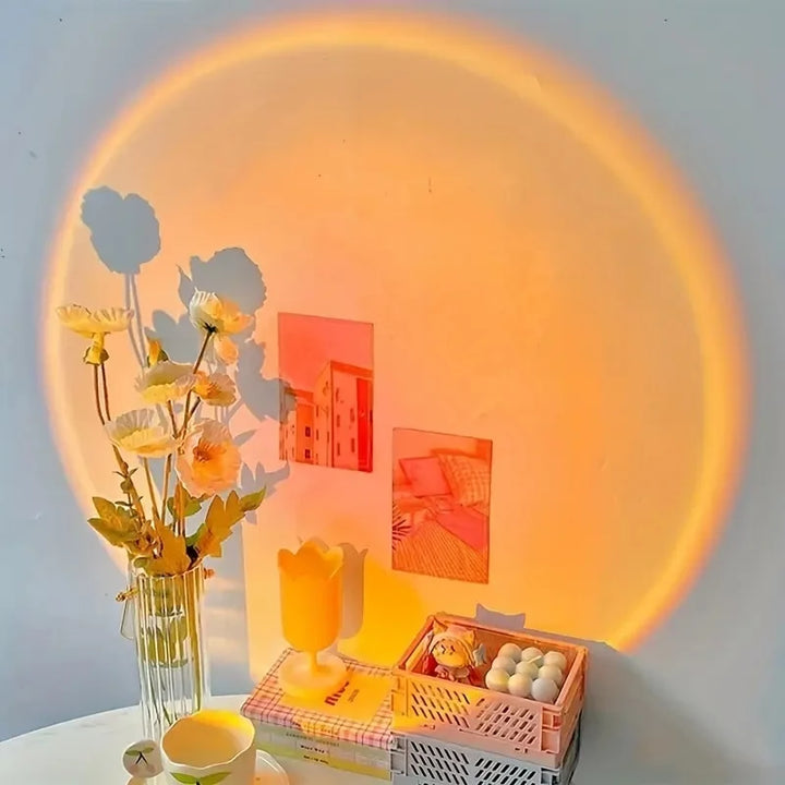 Sunset projection lamp, USB LED atmosphere light