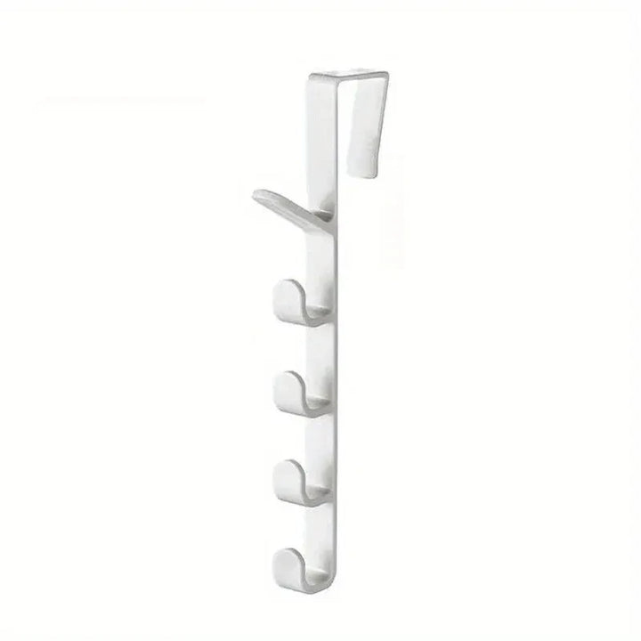 Over-the-Door Hook Rack – 5-Hook Storage Organizer