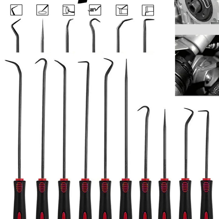Precision pick and hook set for auto seal removal