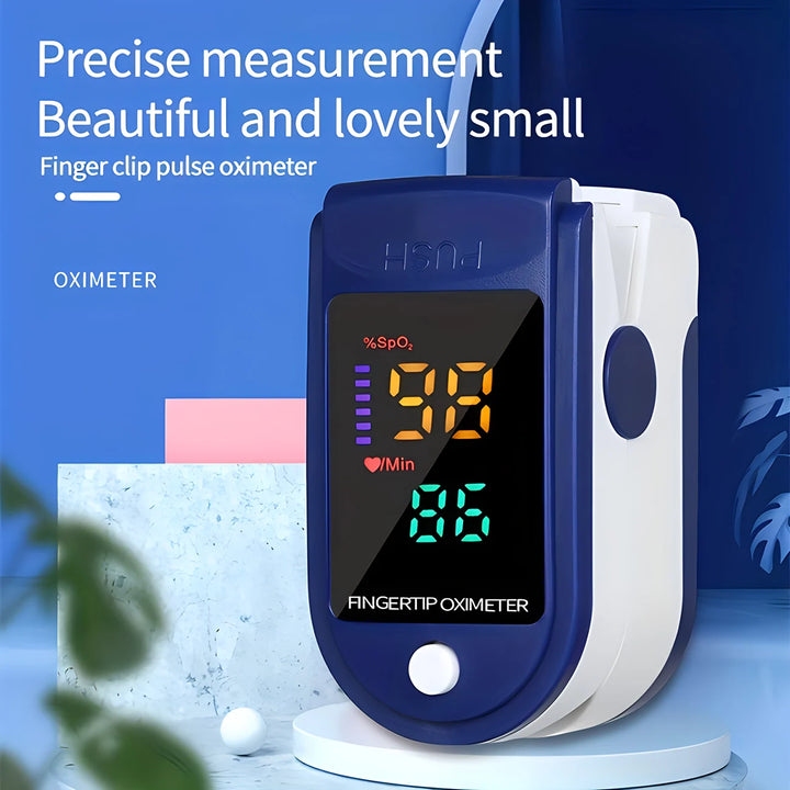 Digital forehead thermometer and fingertip pulse oximeter