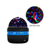 LED star projector night light with rotating galaxy effect