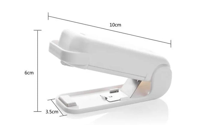 Mini handheld bag sealer for food storage bags