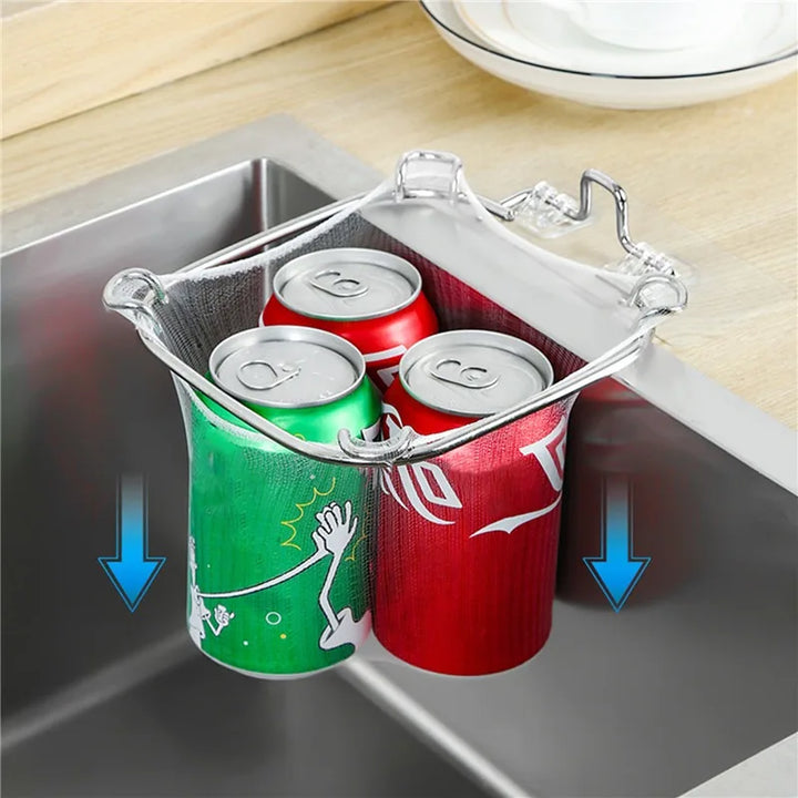 Fine Mesh Kitchen Sink Strainer – installed in sink (view 3)