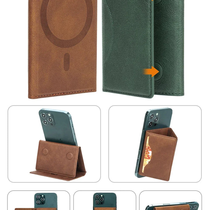 MagSafe Leather Wallet Case for iPhone