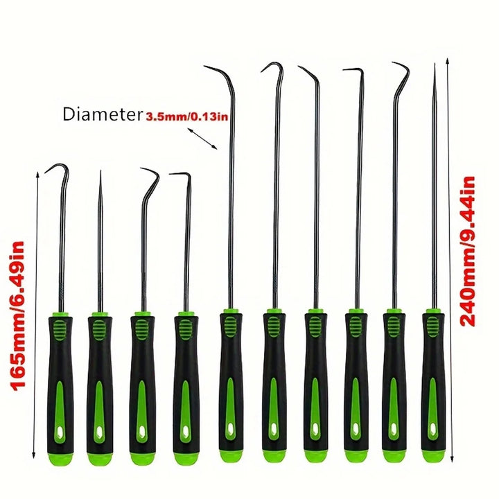 Precision pick and hook set for auto seal removal