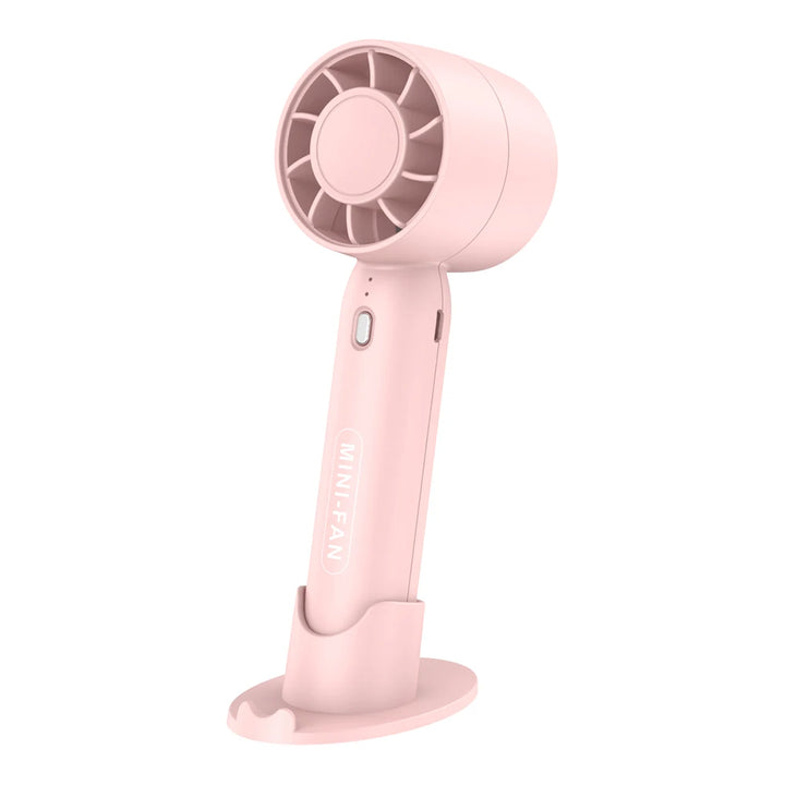 Mini handheld turbo fan, USB rechargeable portable fan