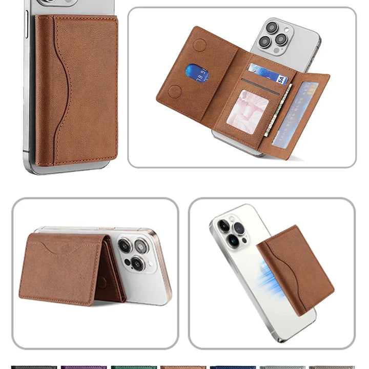 MagSafe Leather Wallet Case for iPhone
