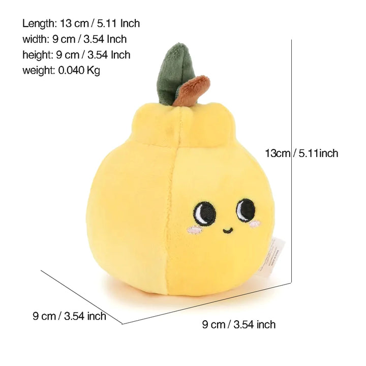 Stuffed Fruit & Vegetable Plush Toy – lemon style (view 2)