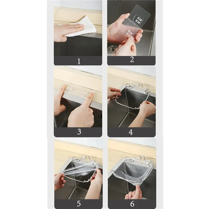 Fine Mesh Kitchen Sink Strainer – installed in sink (view 4)