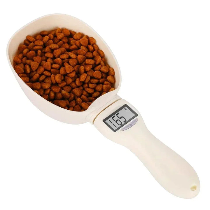 Digital Pet Food Scale with Measuring Scoop – size reference (view 2)