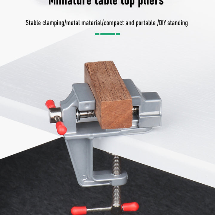 Mini Aluminum Bench Vise Clamp for Hobby & Craft Work