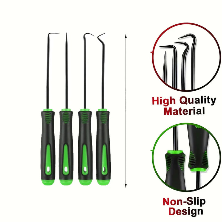 Precision pick and hook set for auto seal removal