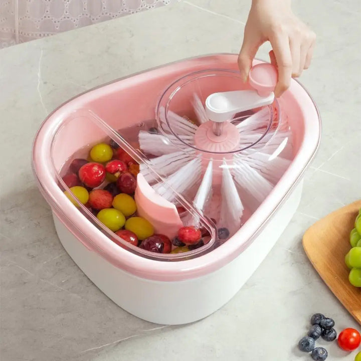 Fruit & Vegetable Cleaner Spinner – size comparison (view 2)