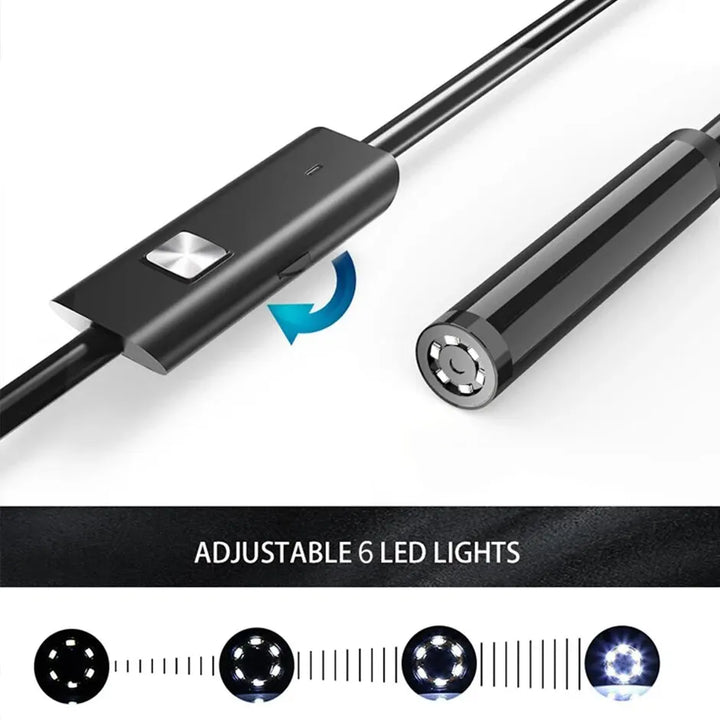 Flexible USB endoscope inspection camera for Android and PC